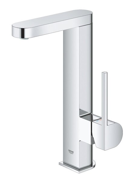 Baterie lavoar Grohe Plus, marimea L, crom, furtune flexibile,